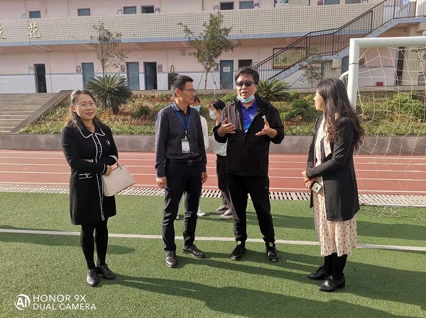 攀枝花开大（市社区教育服务指导中心）前往仁和平地镇中心校调研